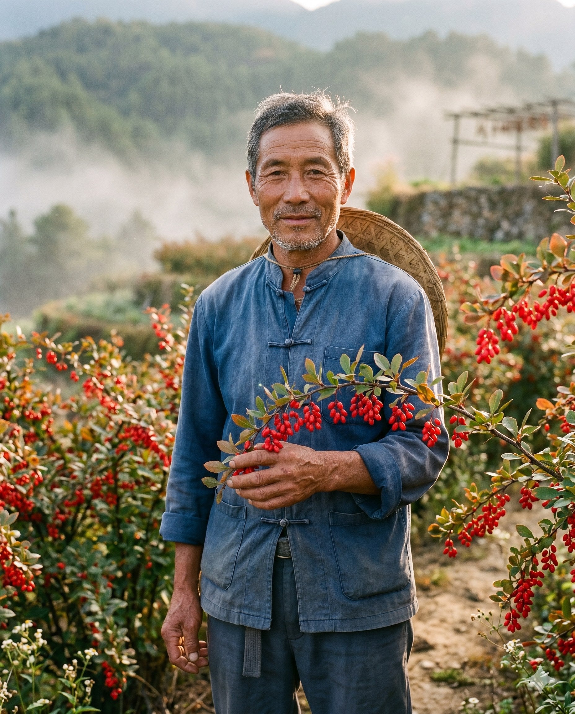 Kräuterzüchter im Yunnan-Hochland